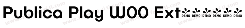 Publica Play W00 Ext字体转换